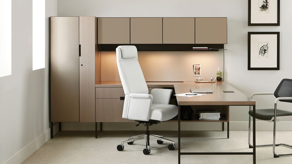 4. Steelcase Desk Organization - visual representation