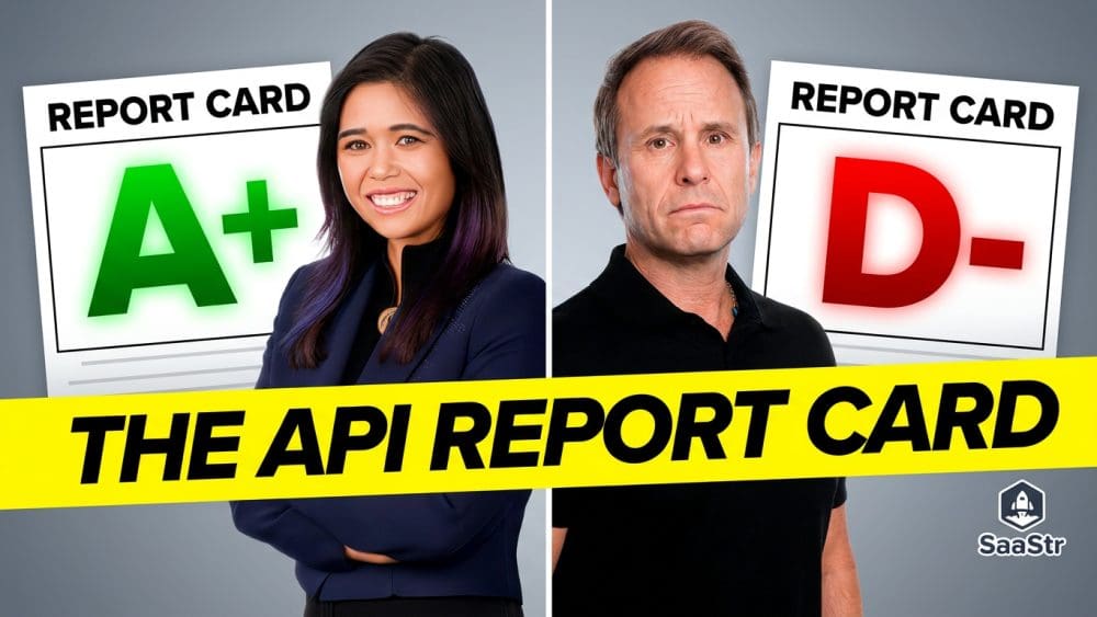 144 B2B APIs Graded. The Average Score is 71/100. The New AI Agent API Report Card Tells Us Where B2B Really Stands. | SaaStr