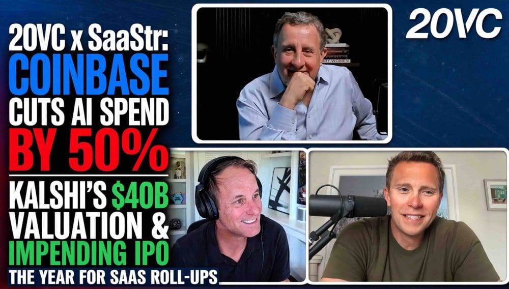20VC x SaaStr: The Token ROI Crisis Comes for Everyone, Anthropic Wants Chinese Open Source Banned, and Microsoft Has Its Worst Month Since 2000 | SaaStrAI