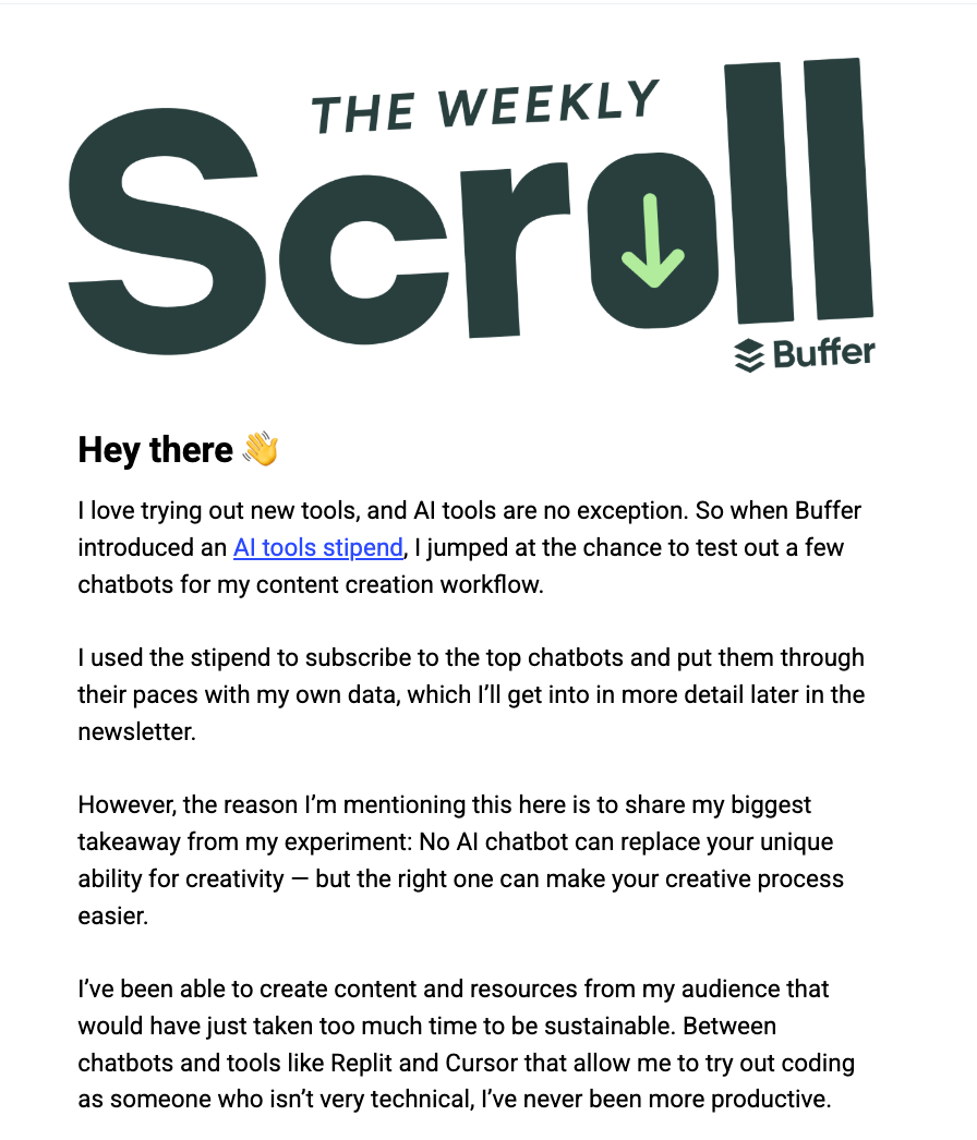 Making Newsletter Reading an Investment, Not an Obligation - visual representation