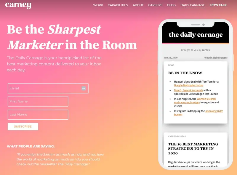 The Creator Economy & Growth Newsletter Tier - visual representation