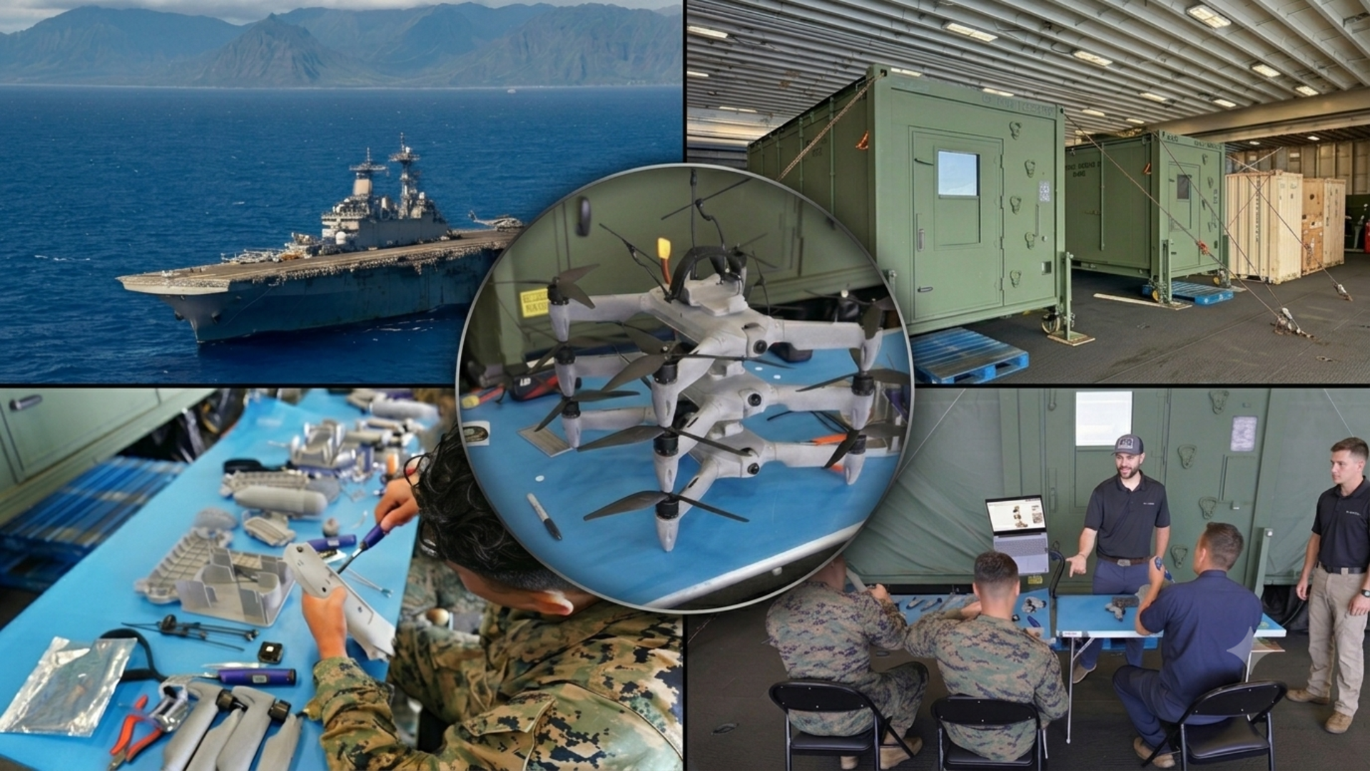 3D-printed drones built on a US Navy ship for the first time, potentially opening a whole new world of possibilities for future warfare | TechRadar