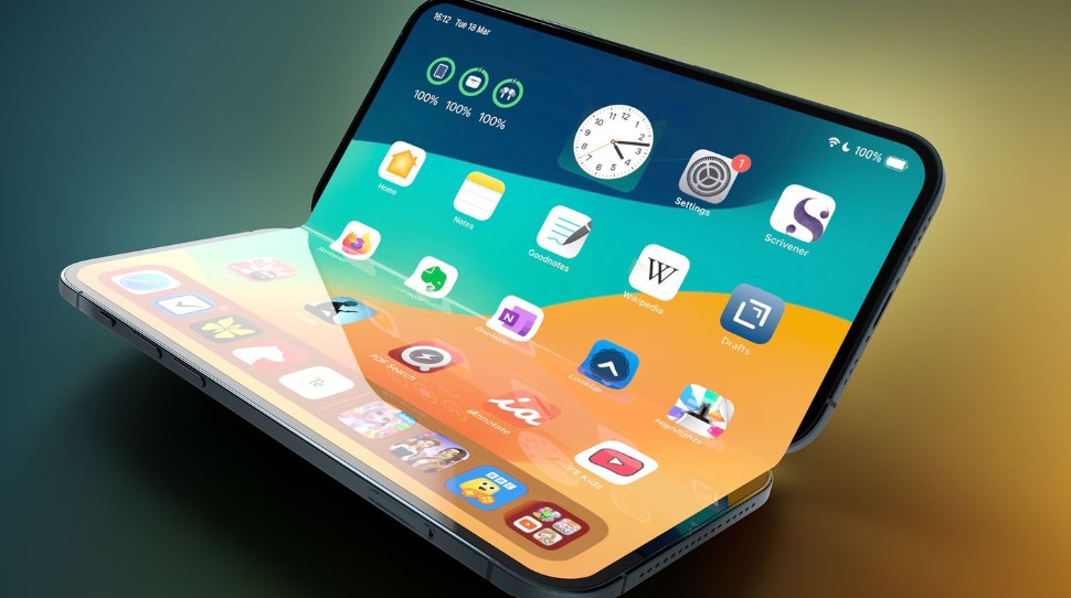 Apple's Patents and Foldable Technology - visual representation