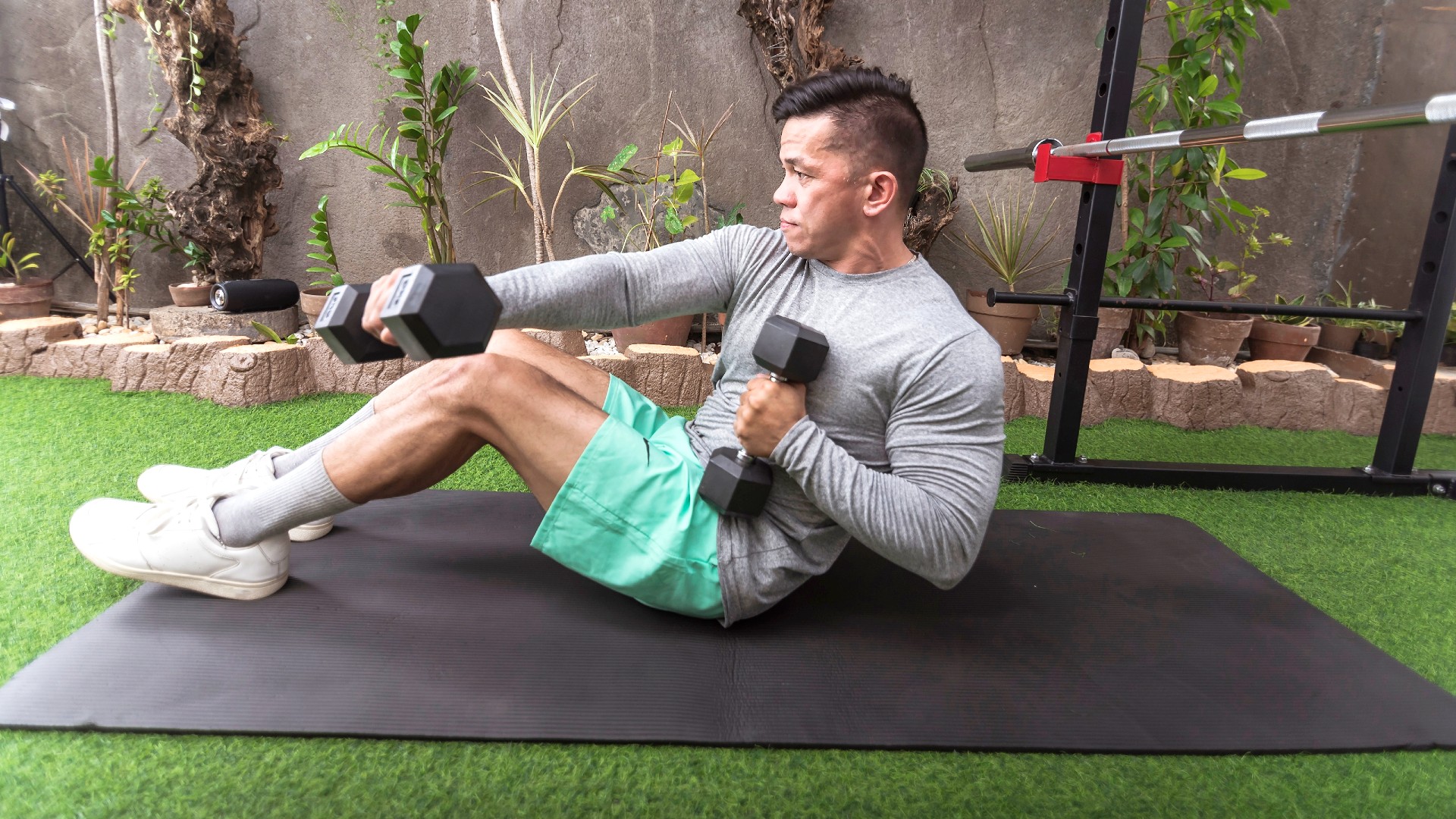 Dumbbell Decline Sit-Ups: Building Anterior Chain Strength - visual representation