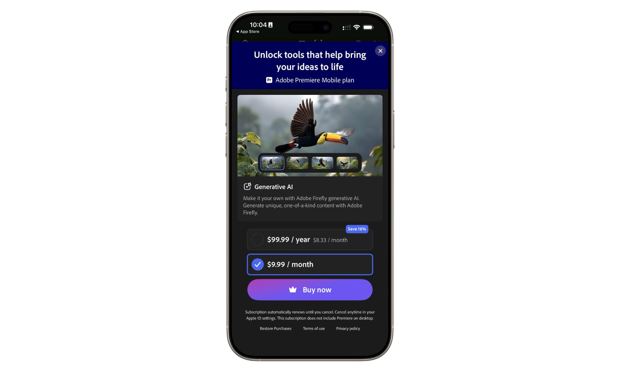 Core Features of Adobe Premiere Mobile - visual representation