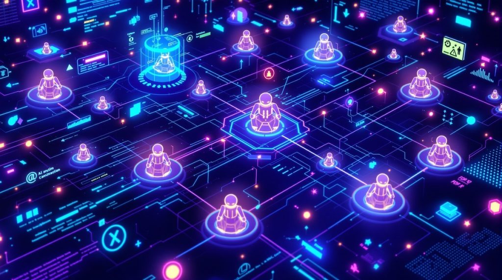 Future Trends in Agentic Swarms - visual representation