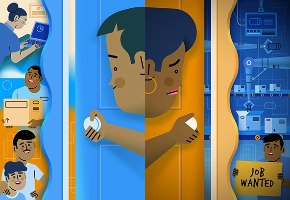 The Double-Edged Sword of AI - contextual illustration