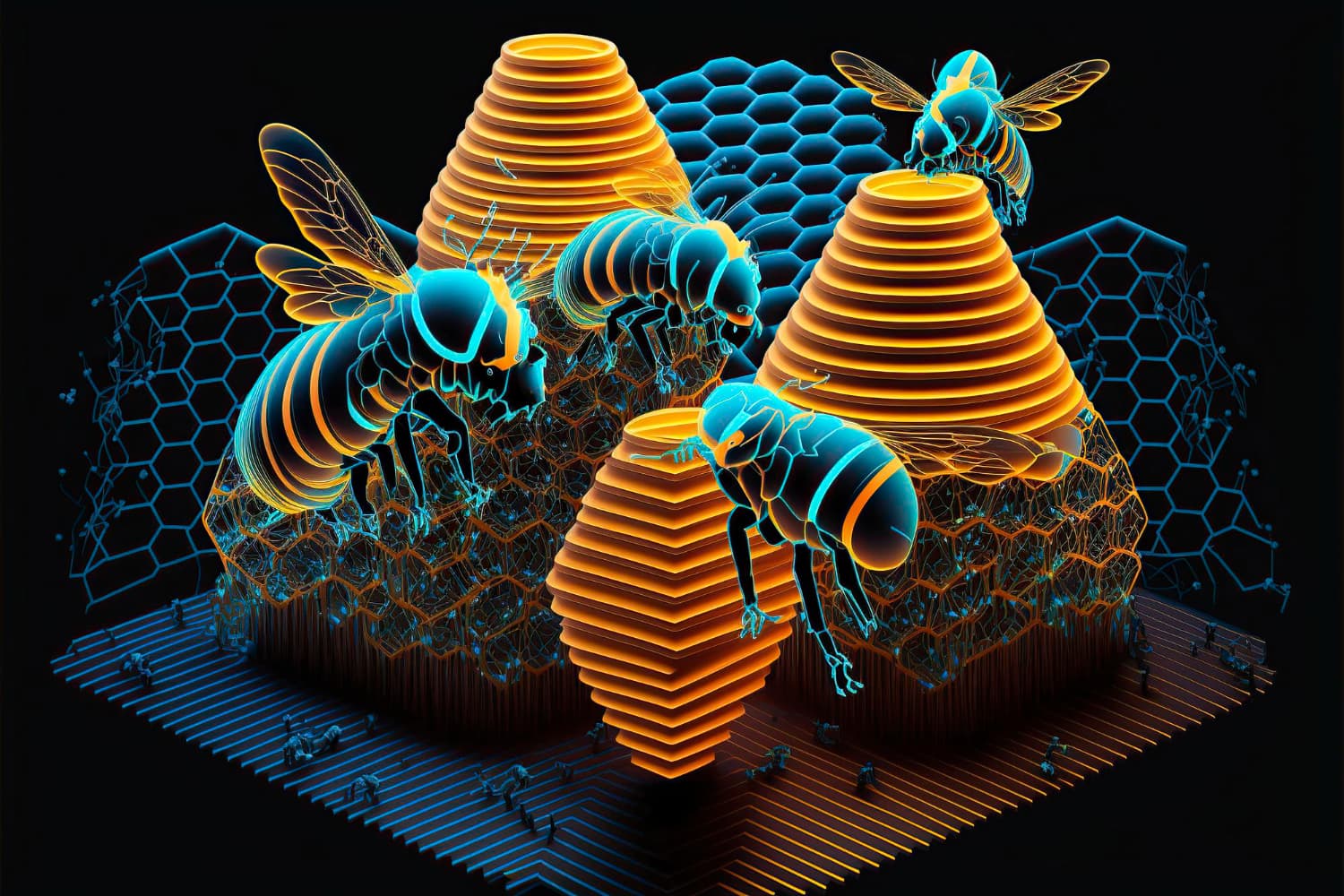 Enter Swarm Intelligence and AI Agents - contextual illustration