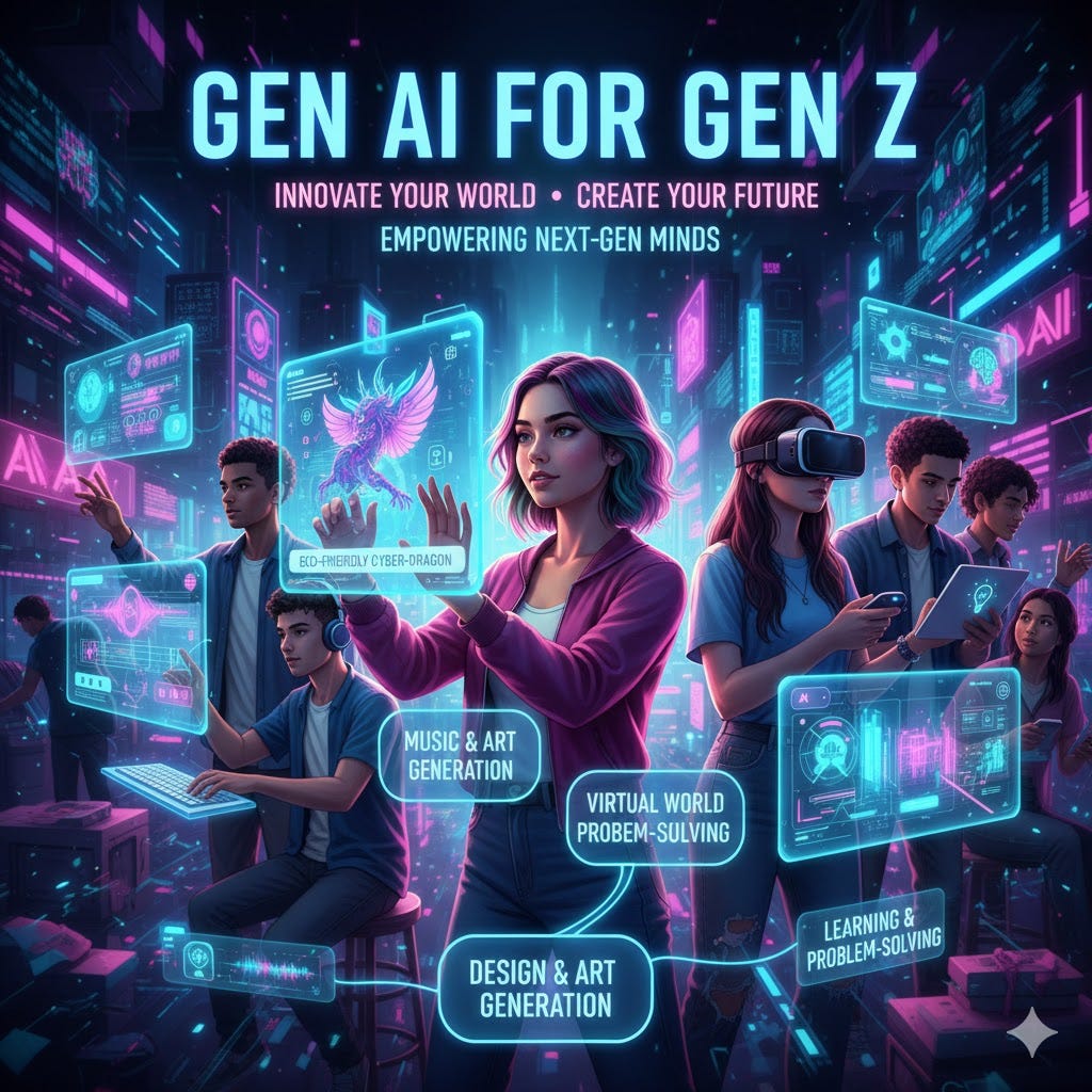The Future of AI and Gen Z - contextual illustration