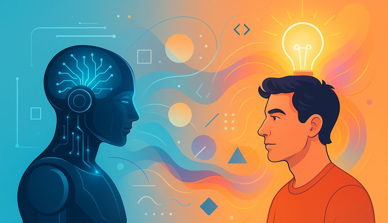 Conclusion: Balancing AI and Human Creativity - contextual illustration