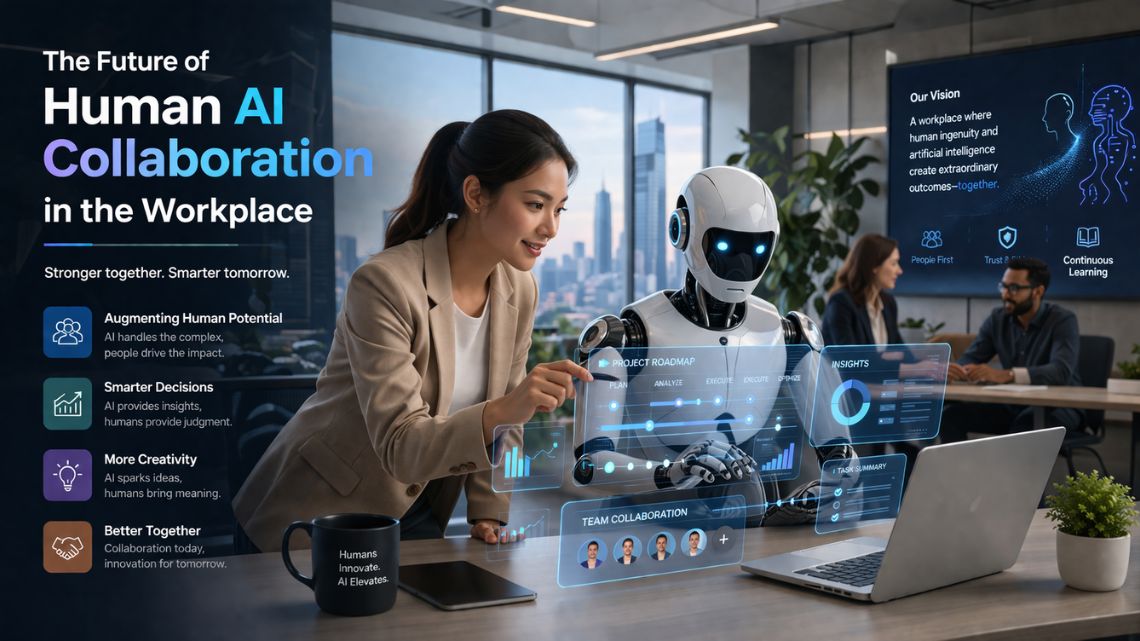 AI in the Workplace: A Double-Edged Sword - visual representation