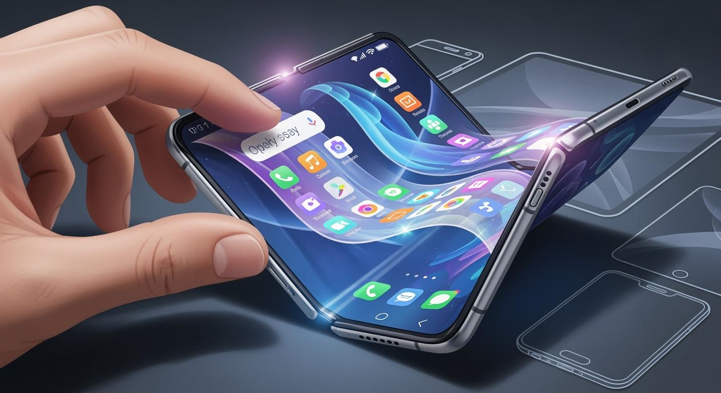 The Future of Foldable Phones - contextual illustration