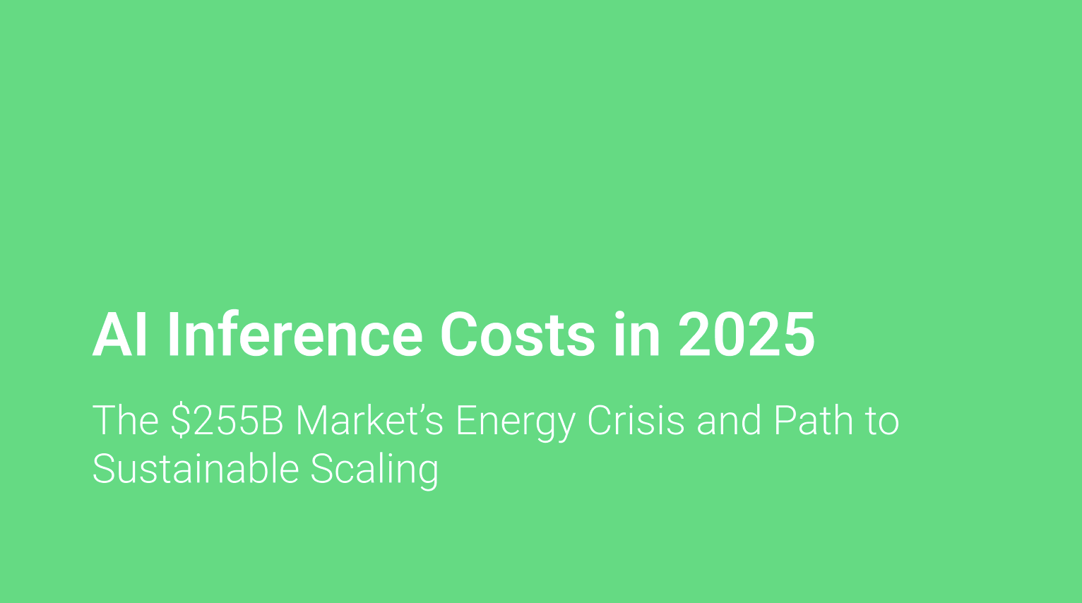 Future Trends: Where Will Inference Costs Go? - visual representation