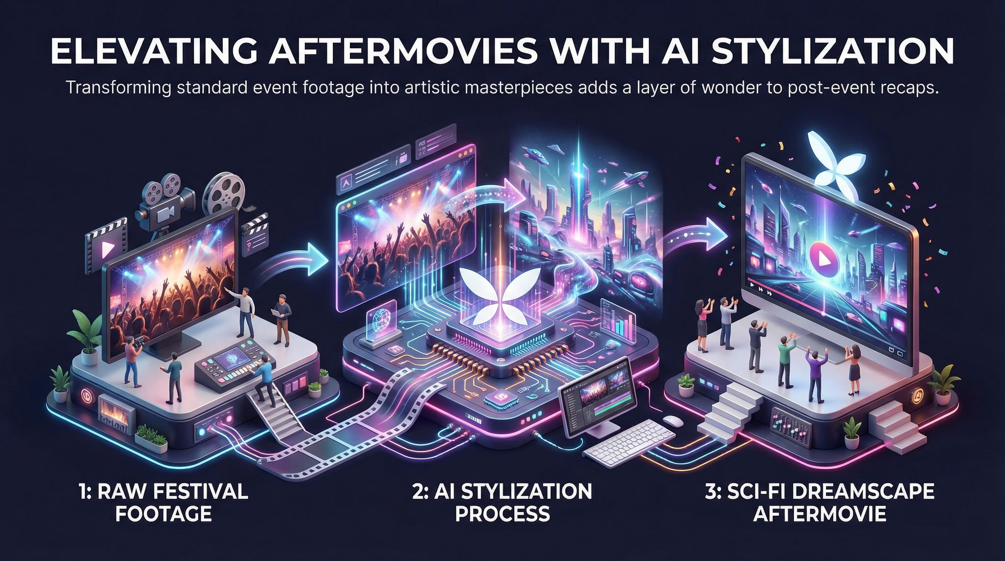 Charting the Future: AI and Festivals - visual representation