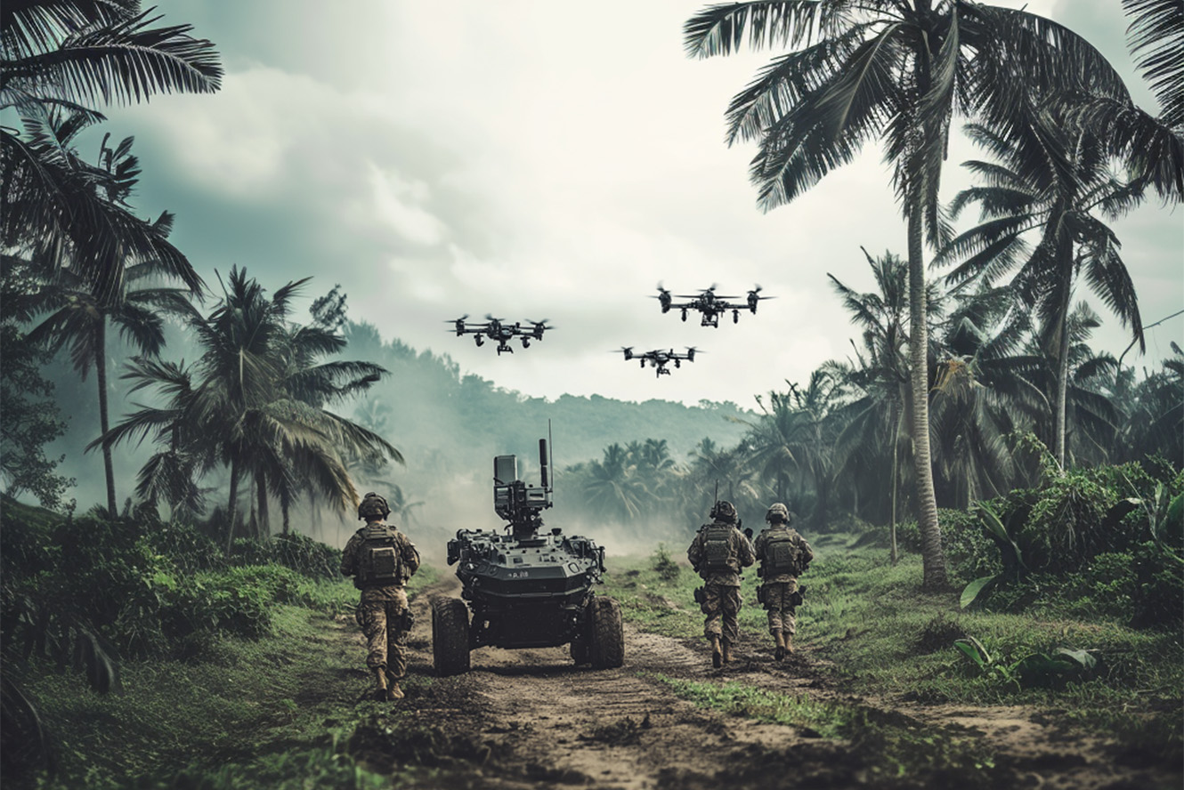 The Future of AI in Military Strategy - contextual illustration