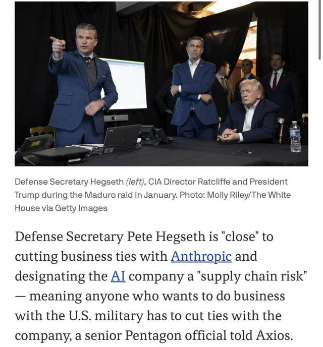 The Contradiction at the Heart of Defense AI - visual representation