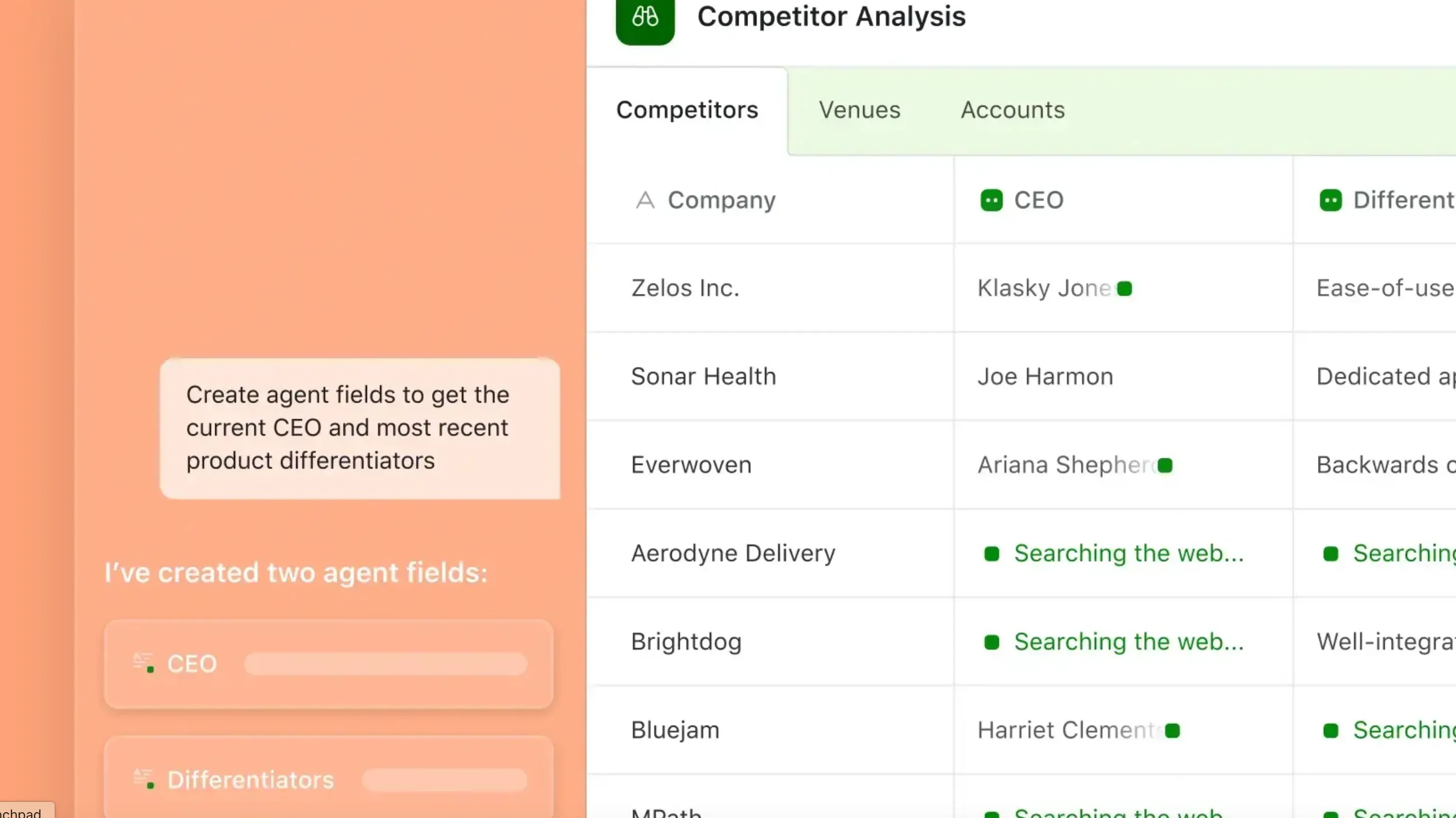 Superagent vs. Alternative AI Agents: Feature Comparison - visual representation