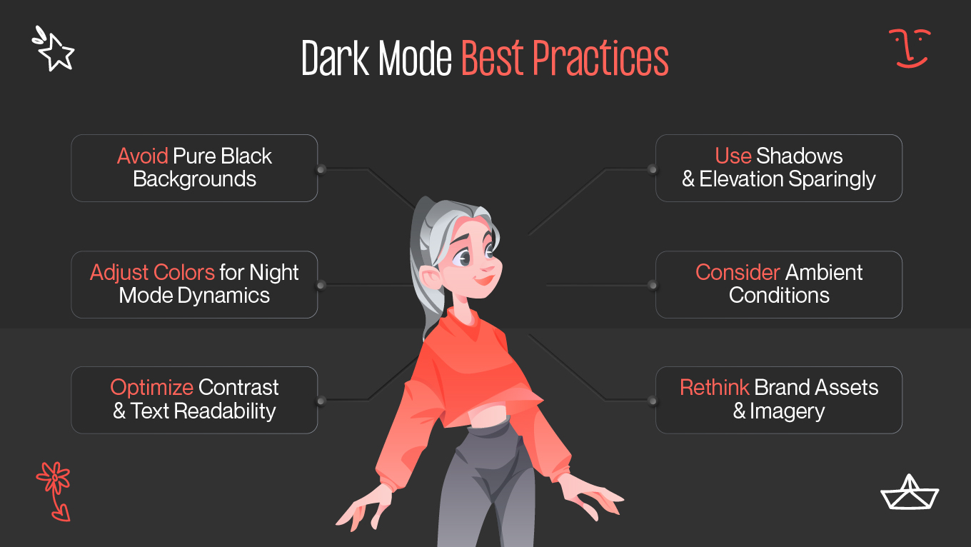 Best Practices for Using Dark Mode - contextual illustration