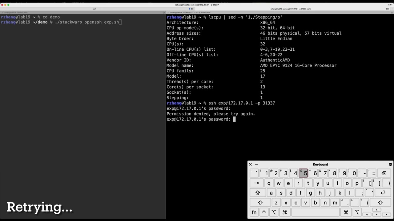 How Researchers Discovered Stack Warp - visual representation