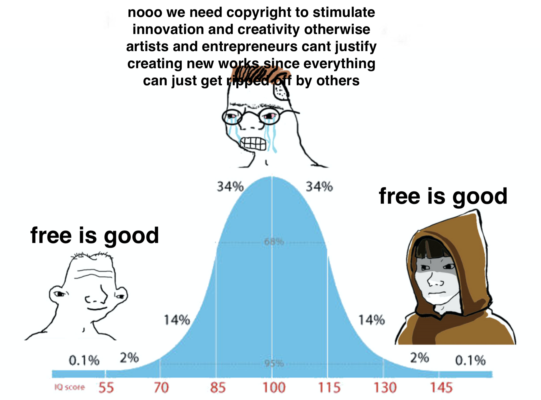 The Broader Question: Access vs. Rights - visual representation
