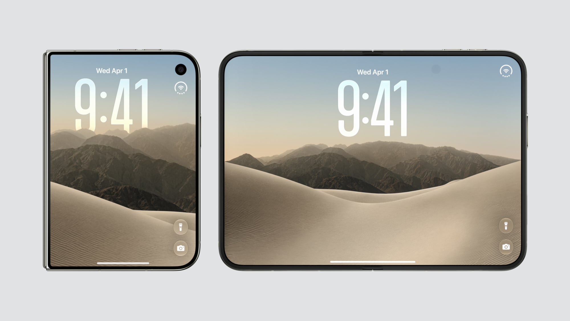 The iPhone Duo: Apple's Foldable Future - visual representation