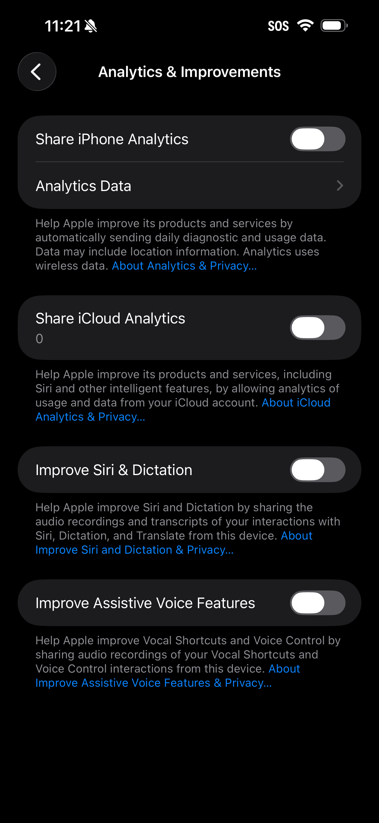 Comparing Limit Precise Location to Other Privacy Features - visual representation