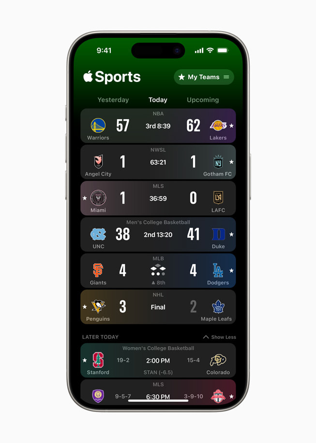 Features of the Apple Sports App - contextual illustration