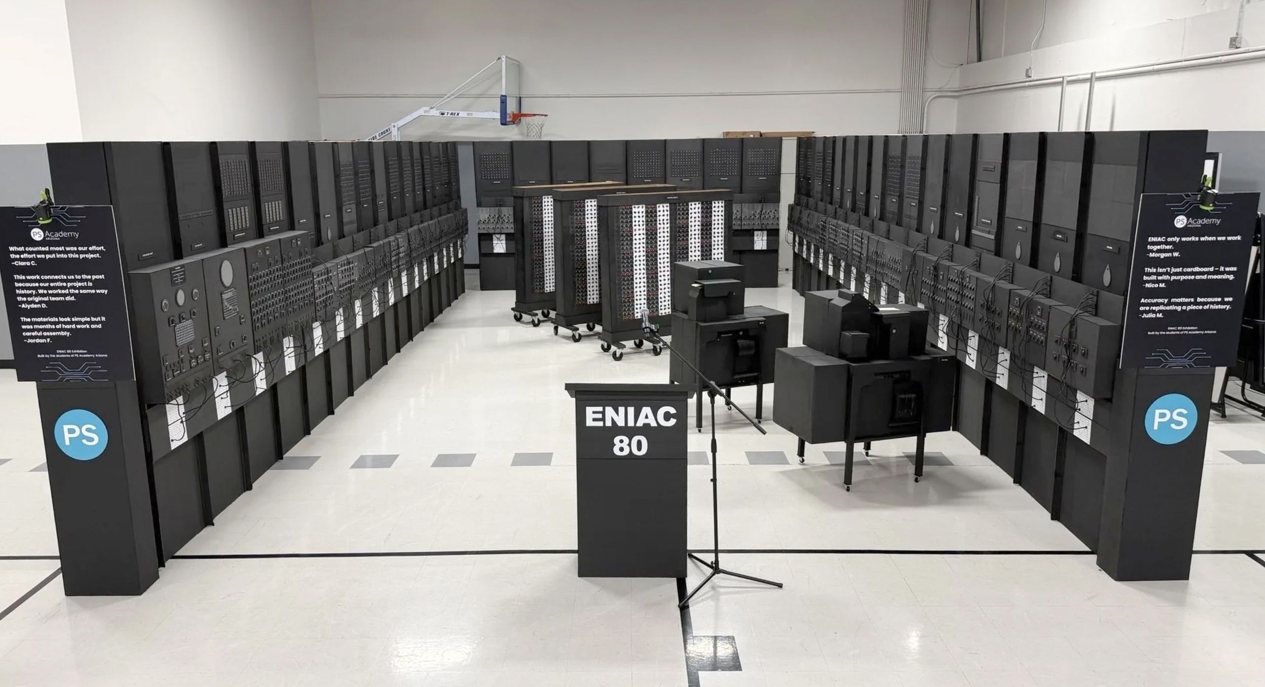 Arizona students construct a full-scale ENIAC replica, turning classroom into a whale-sized tribute to early computing history | TechRadar