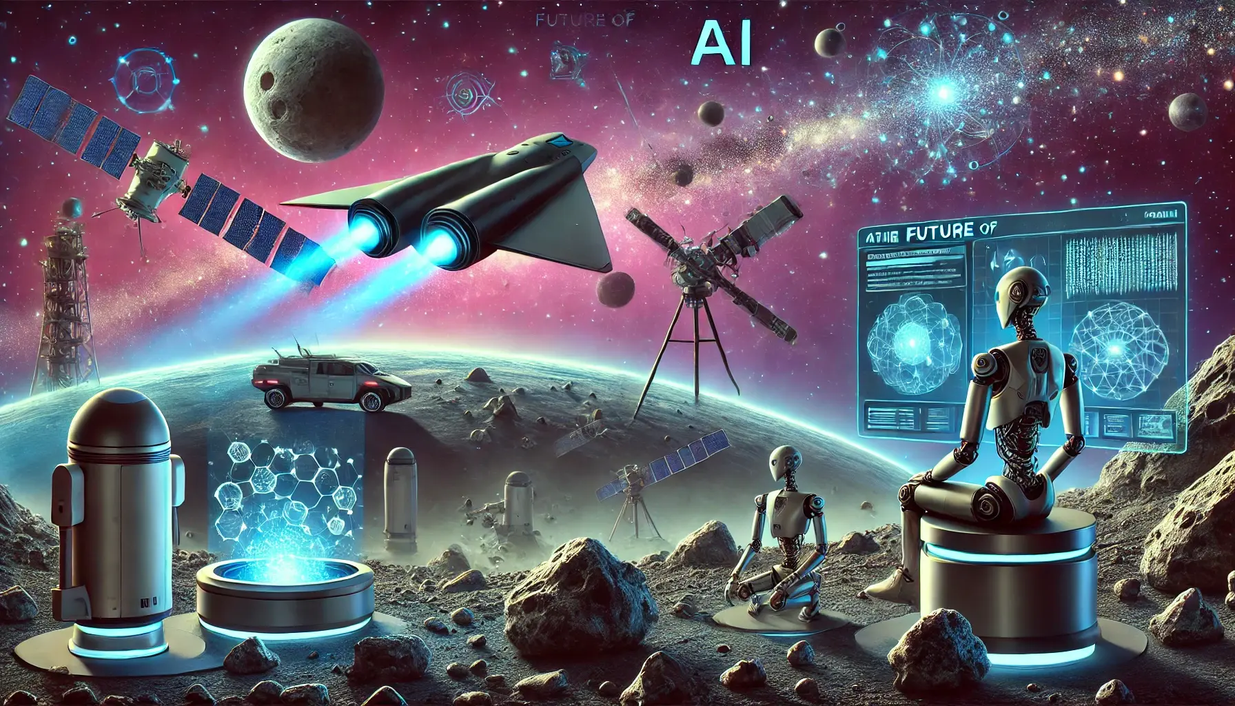 The Role of AI in Space Exploration - contextual illustration