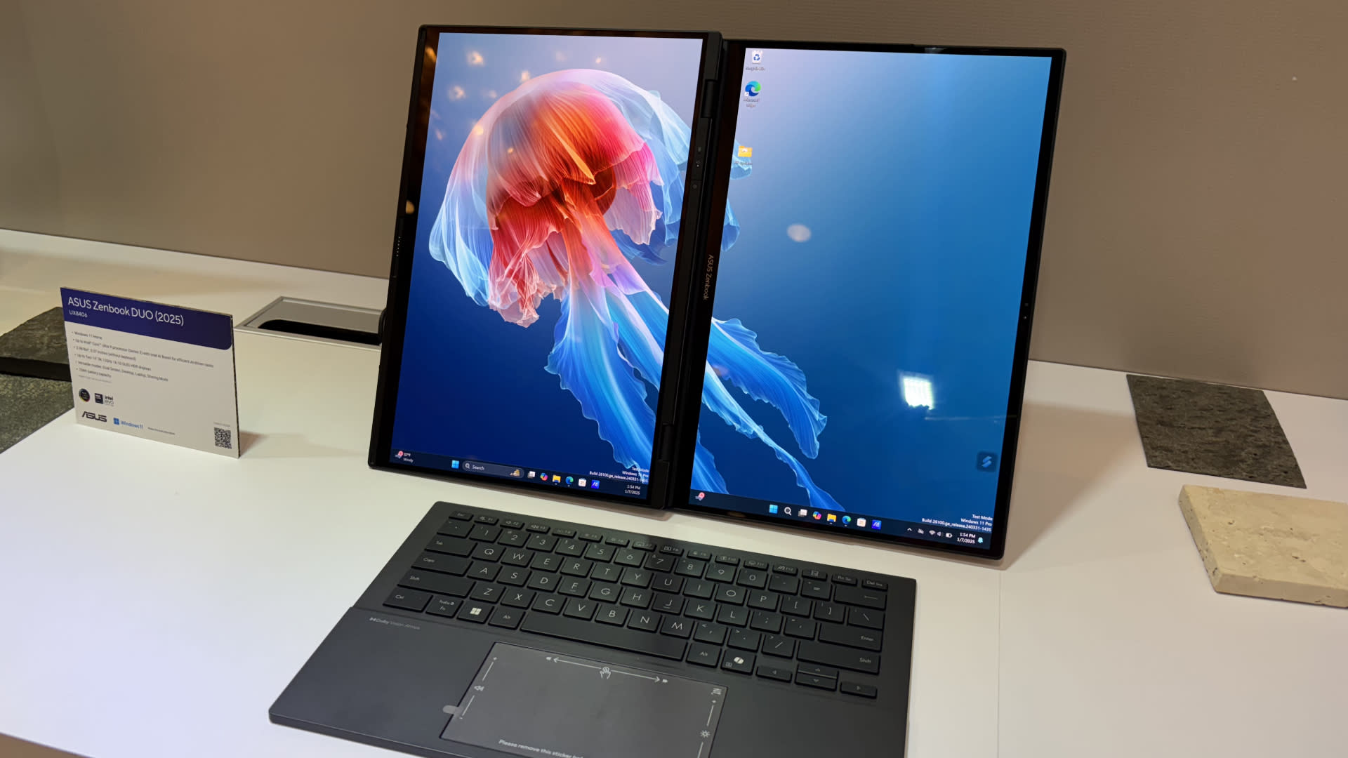 Comparing to the Original Zenbook Duo - visual representation