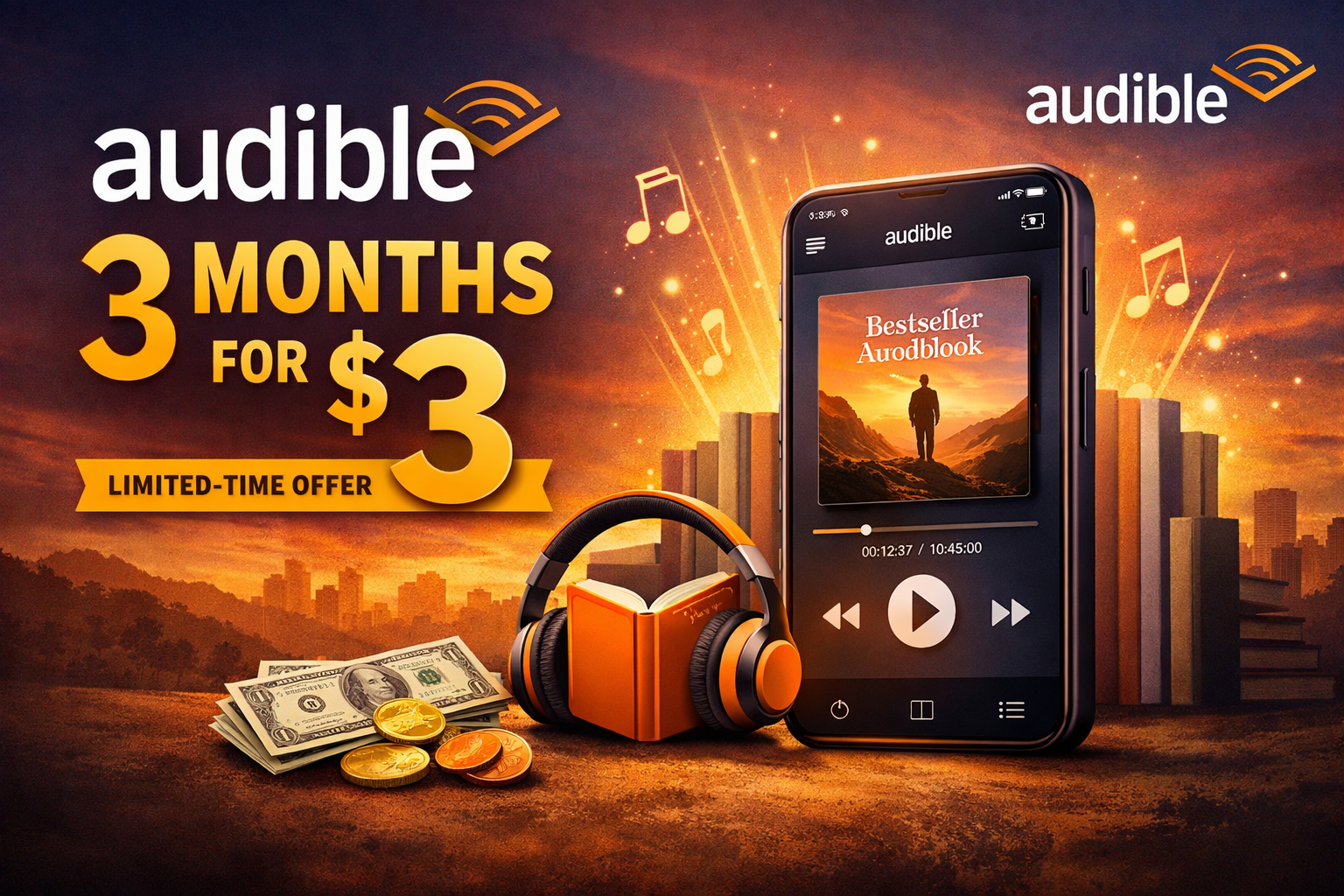 Understanding the Audible $3 Deal and Its Real Value - visual representation