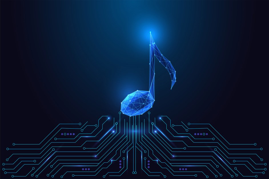 Future Trends in AI and Music - visual representation