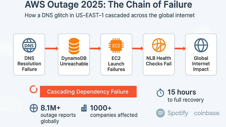 Historical Context: The October AWS Outage and the Pattern of Automation Failures - visual representation