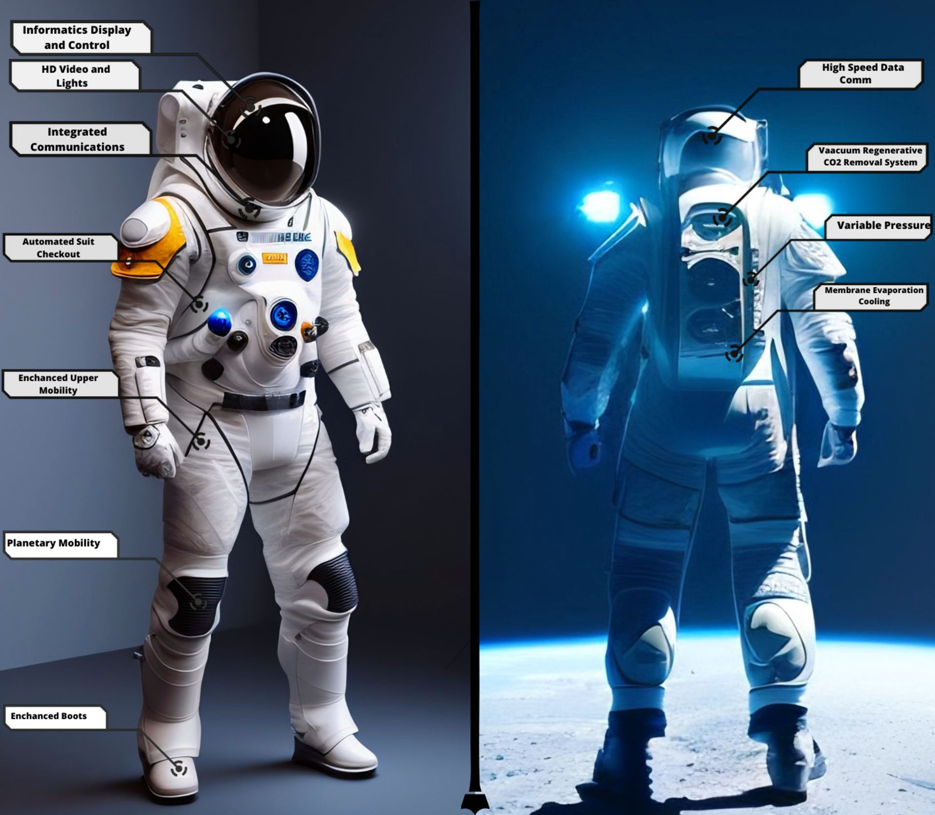 Future Trends in Spacesuit Design - contextual illustration