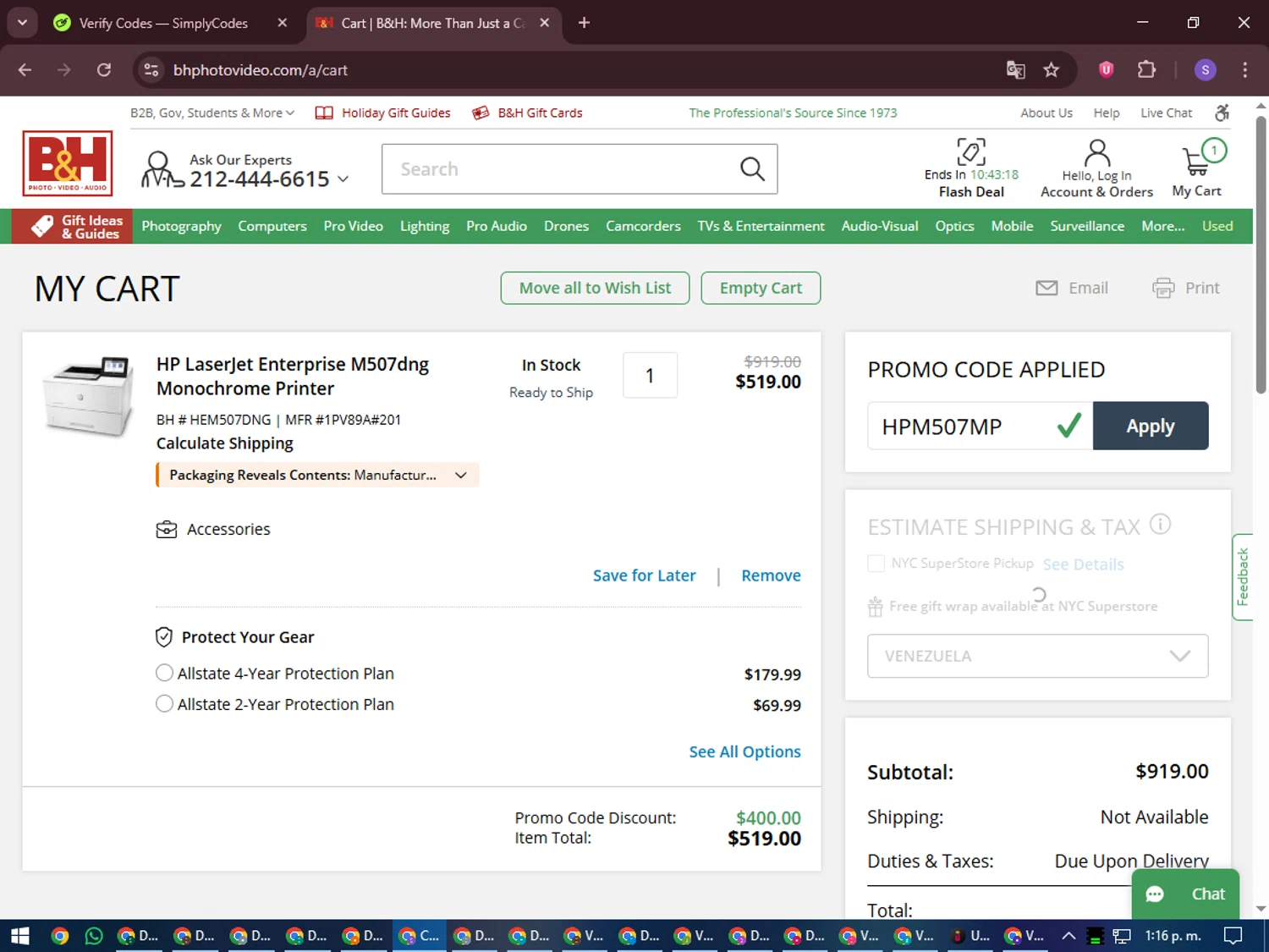 Comparing B&H to Alternative Retailers - visual representation