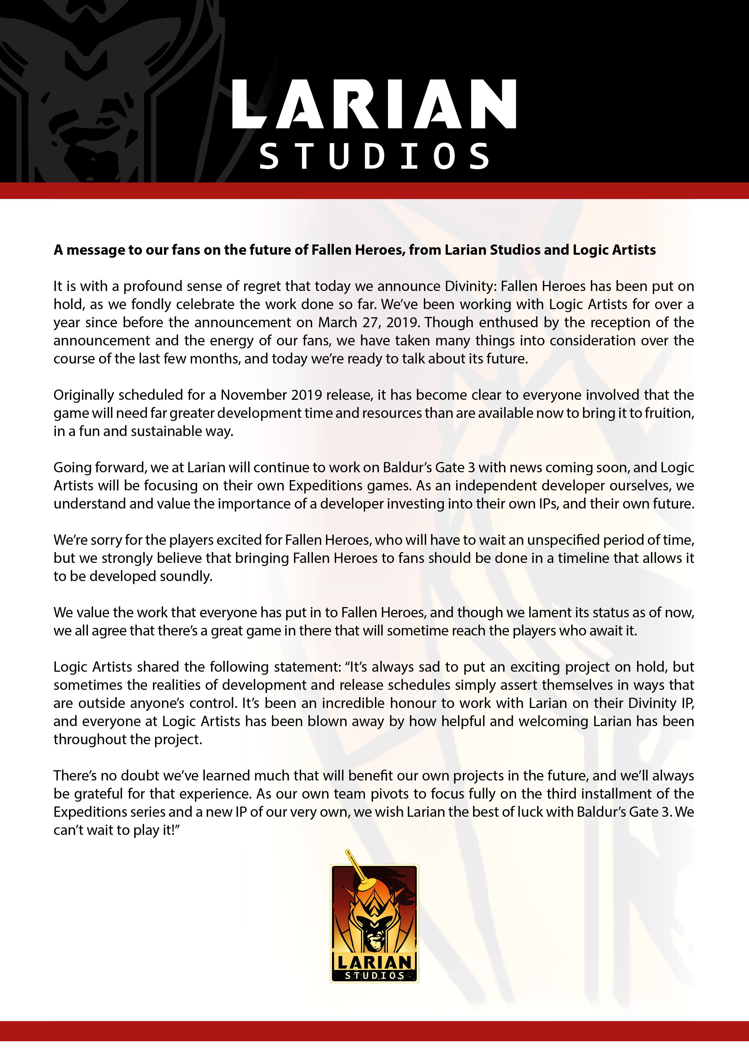 What Larian Said About Their Own Plans - contextual illustration