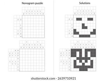 Understanding Picross Difficulty Scaling and Puzzle Variety - visual representation