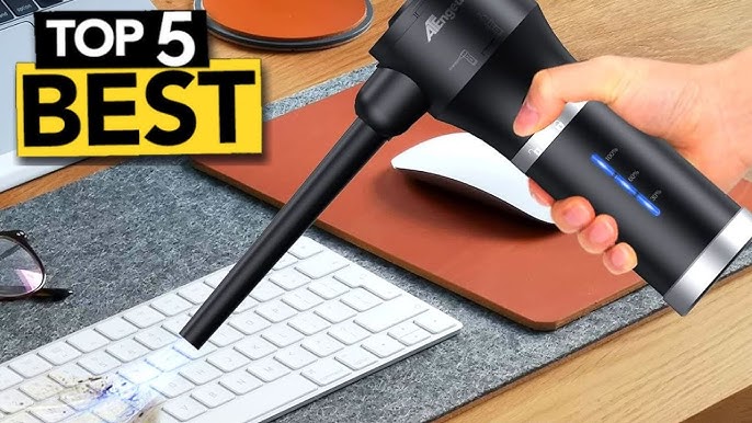 How to Actually Clean Your PC With An Electric Duster - visual representation