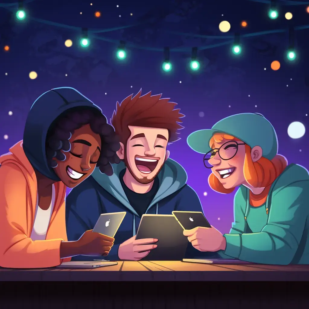 Younger-Focused Apps: Wzyr Friends and Mmotion - visual representation