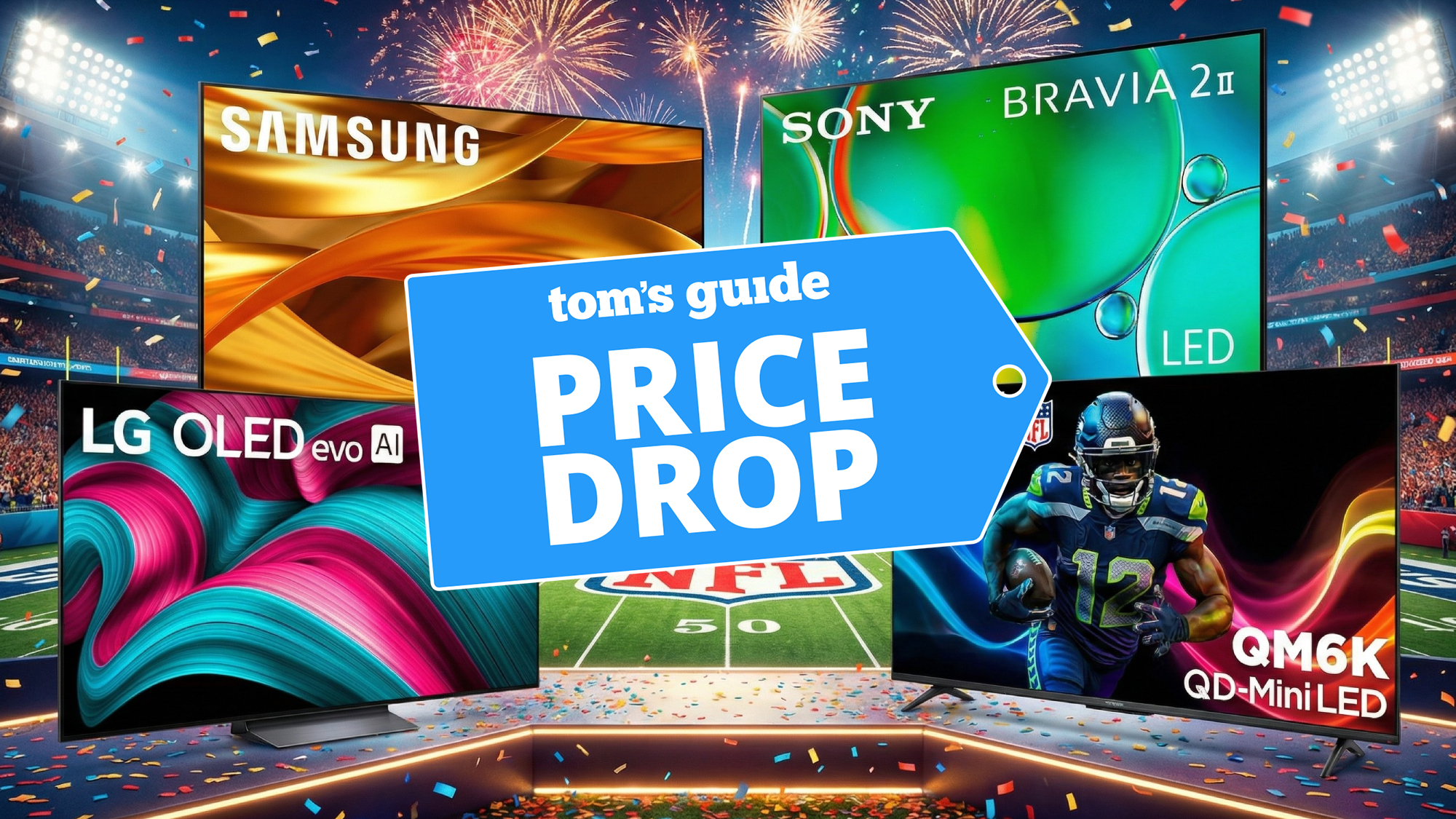 Real-World Super Bowl Viewing Performance - visual representation