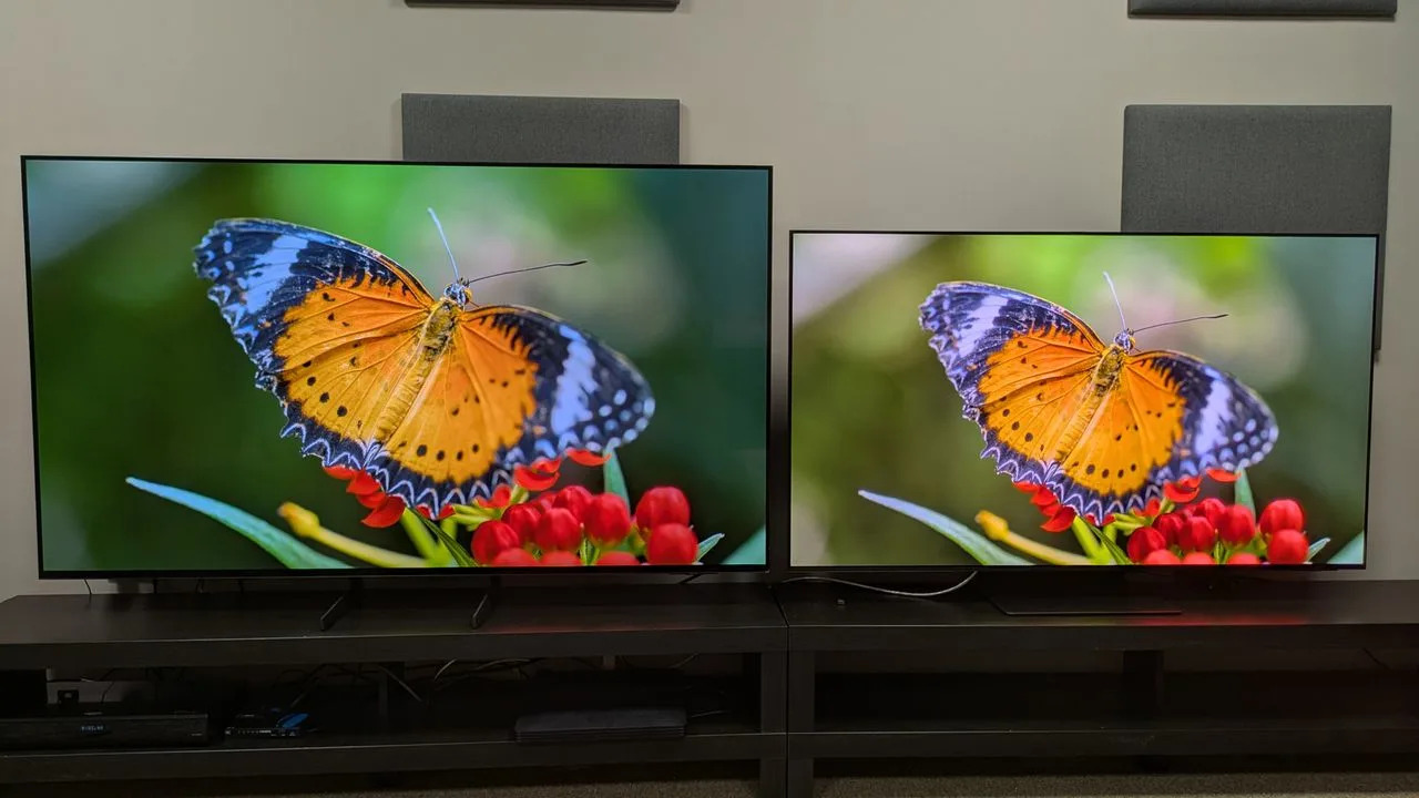 Comparison Table: Premium OLED Specifications - visual representation