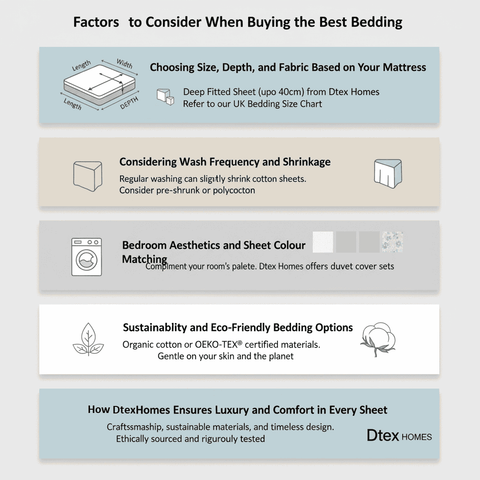 Factors to Consider When Buying Sheets - contextual illustration