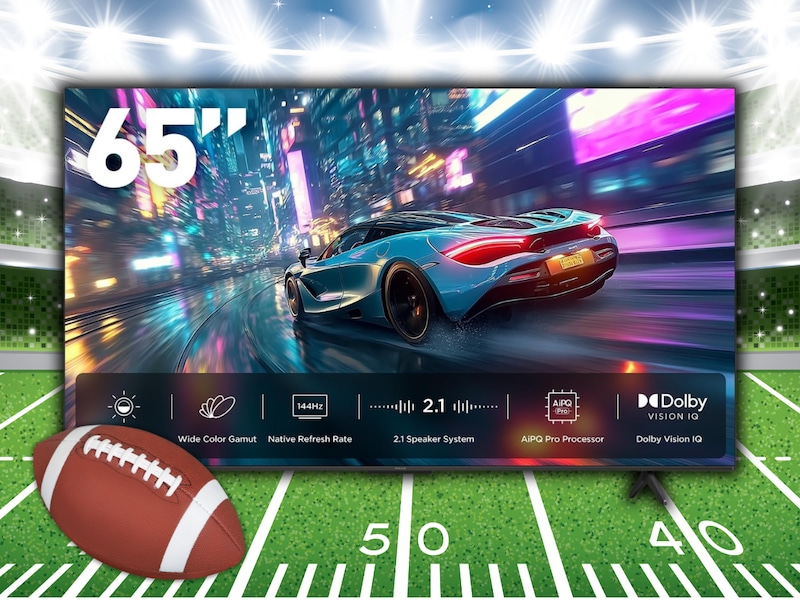 65-Inch TVs: The Goldilocks Size for Super Bowl Viewing - visual representation