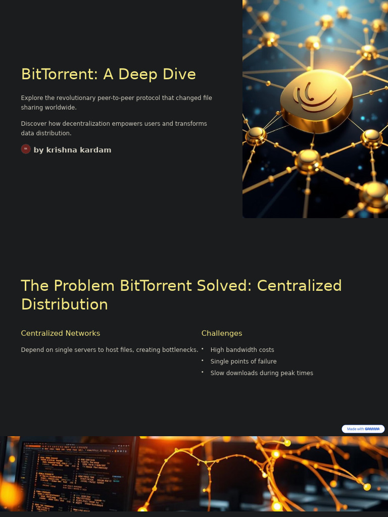 Legitimate Uses of Bit Torrent - visual representation
