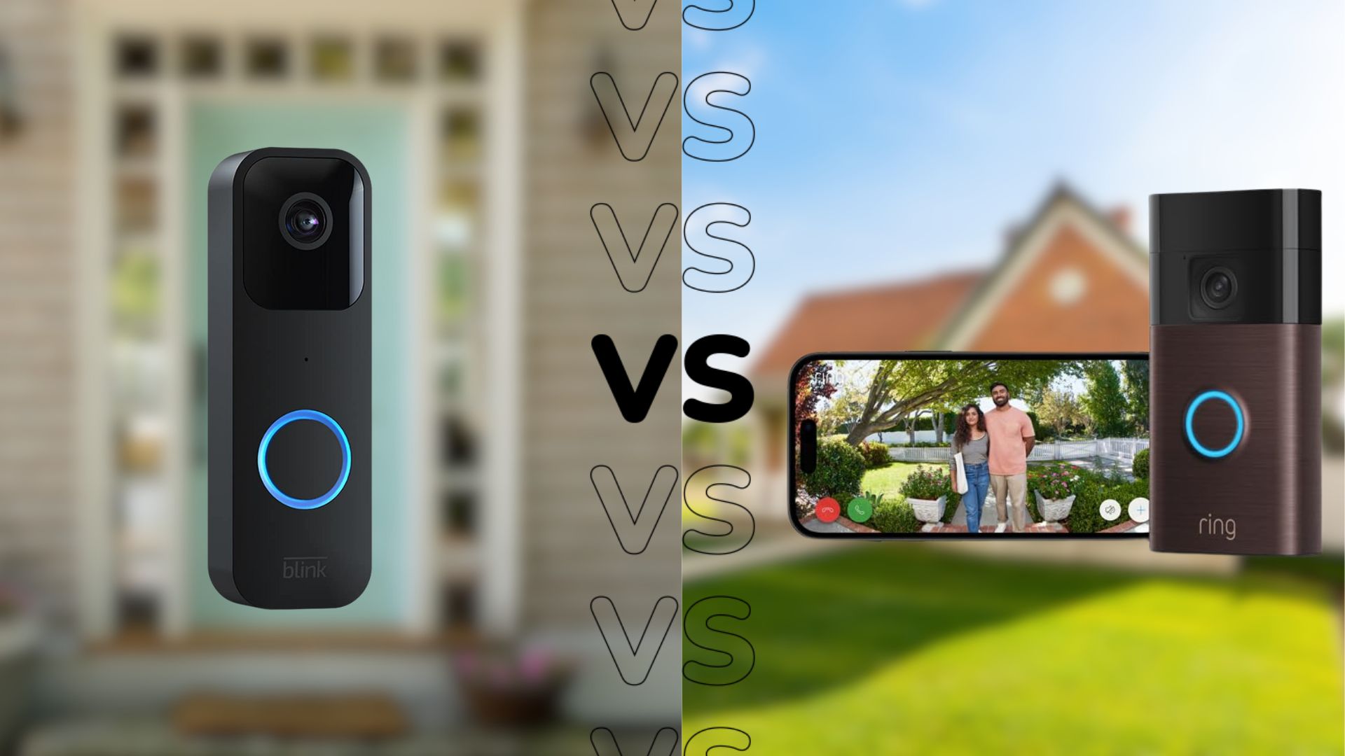 Installation: Blink vs. Ring - visual representation