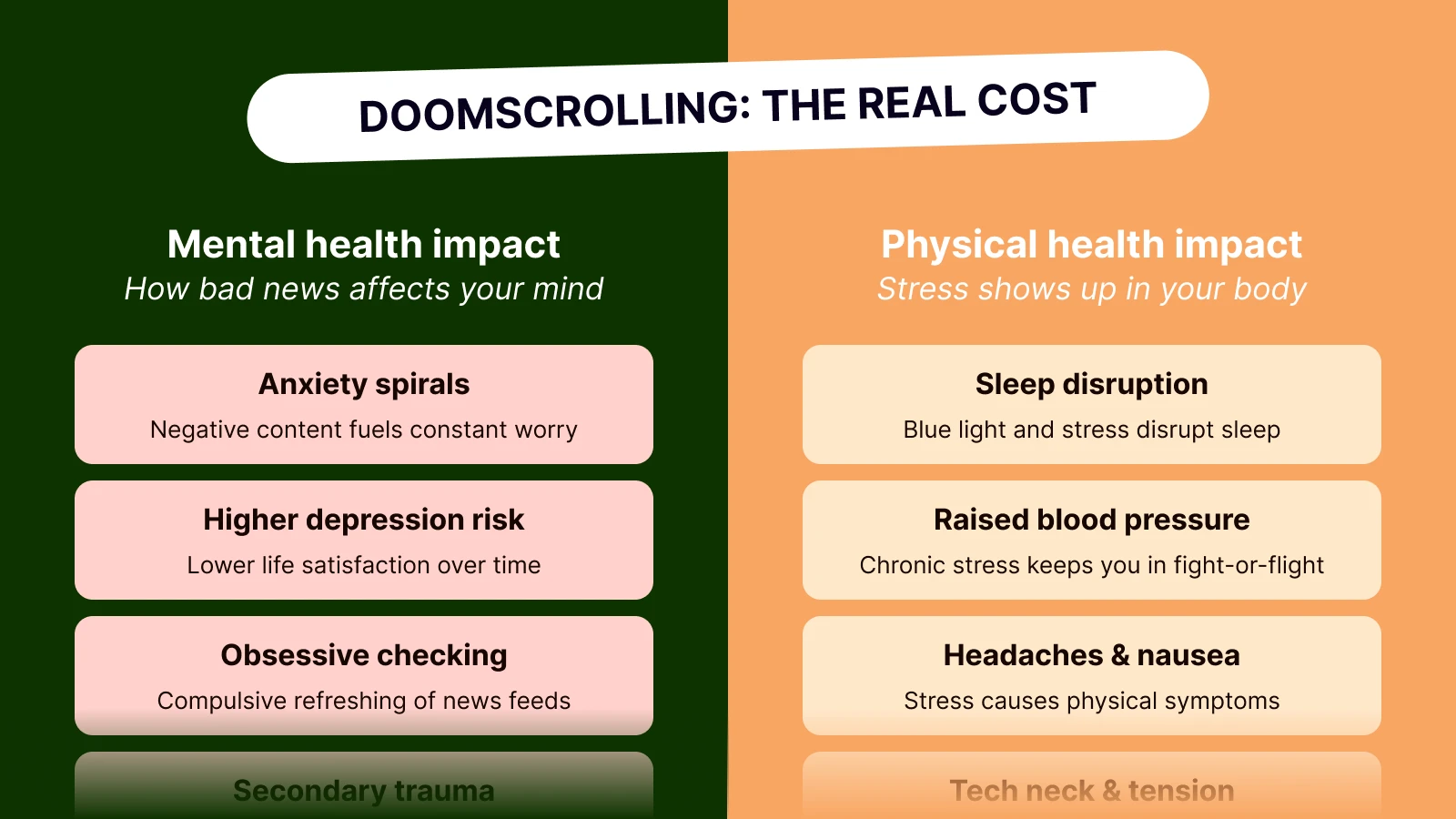 The Science Behind Doomscrolling - contextual illustration