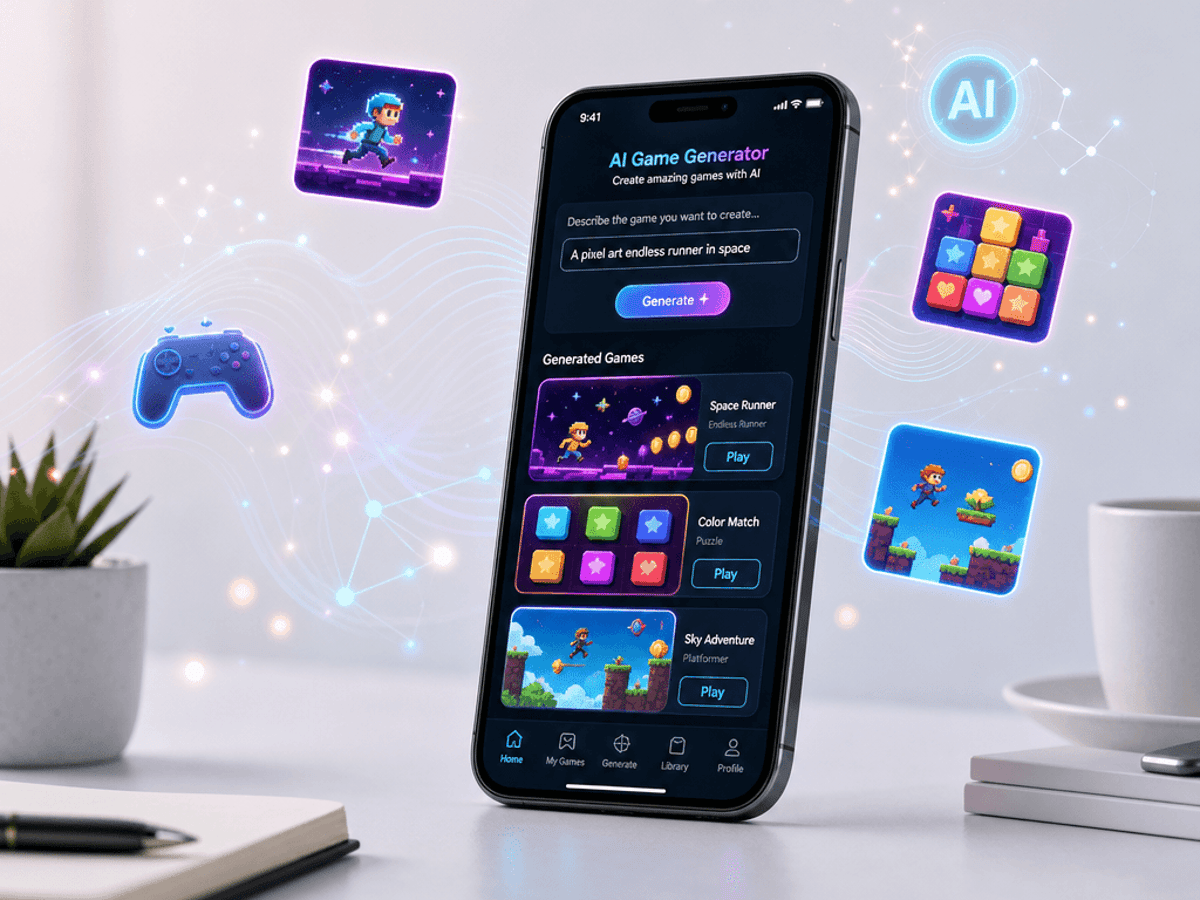 How to Get Started with AI Game Development on Your Phone - visual representation