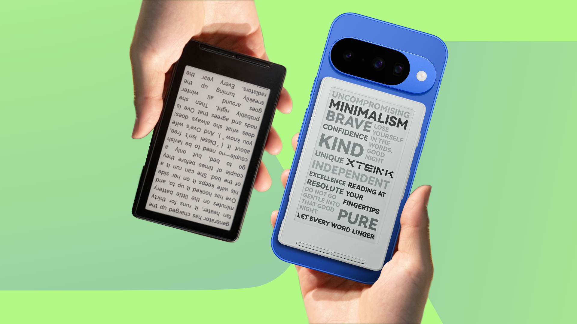 The Appeal of a Tiny Ereader - contextual illustration