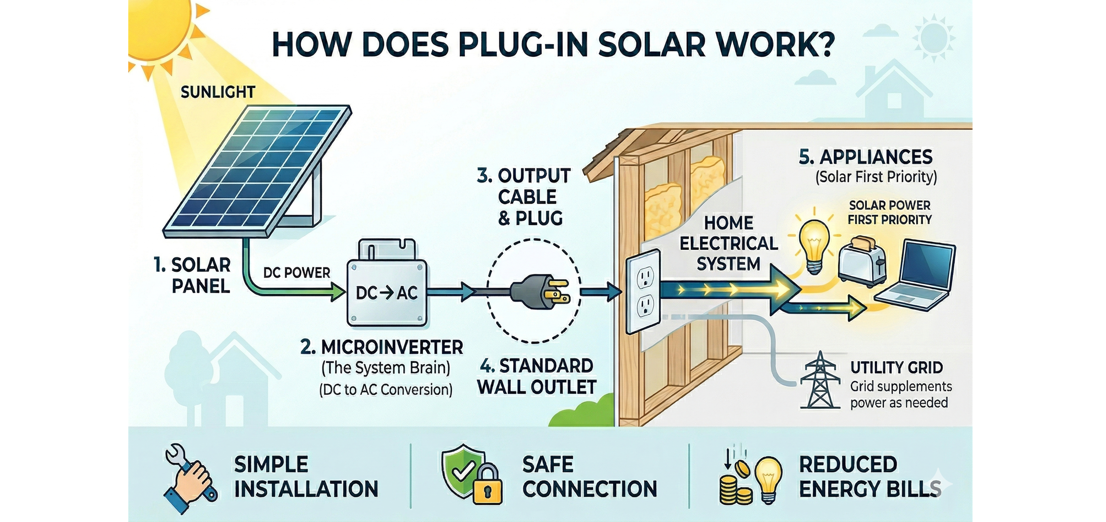 Unpacking the Plug-In Solar Bill - visual representation