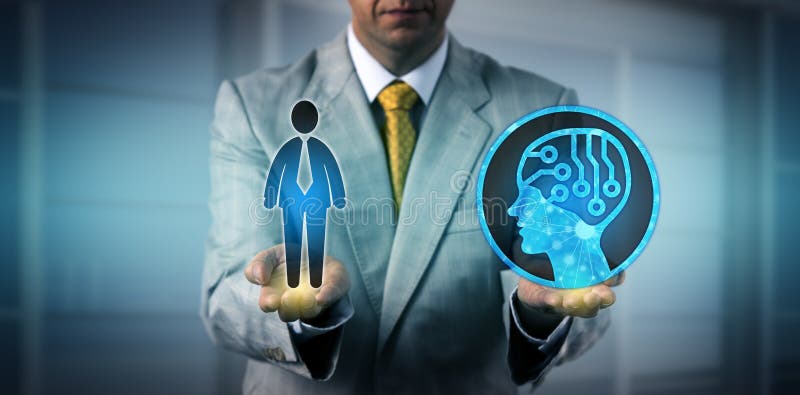 The Human Element: Balancing AI and Human Management - contextual illustration